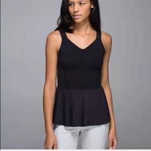 Lululemon City Tank Peplum Top